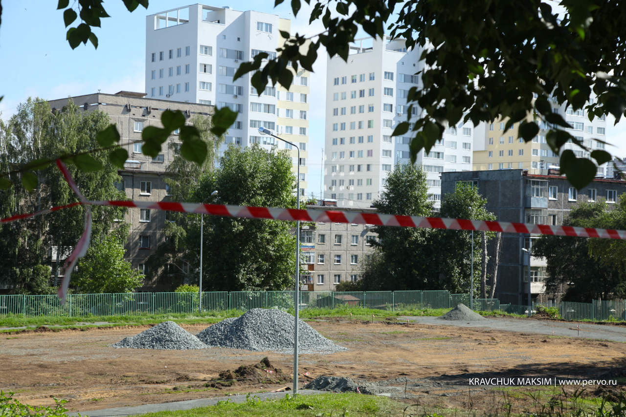 В школе №3 приступили к строительству стадиона