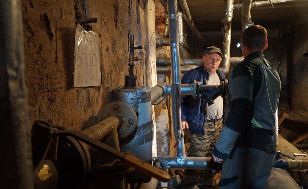 Подключение отопления идет с опережением графика