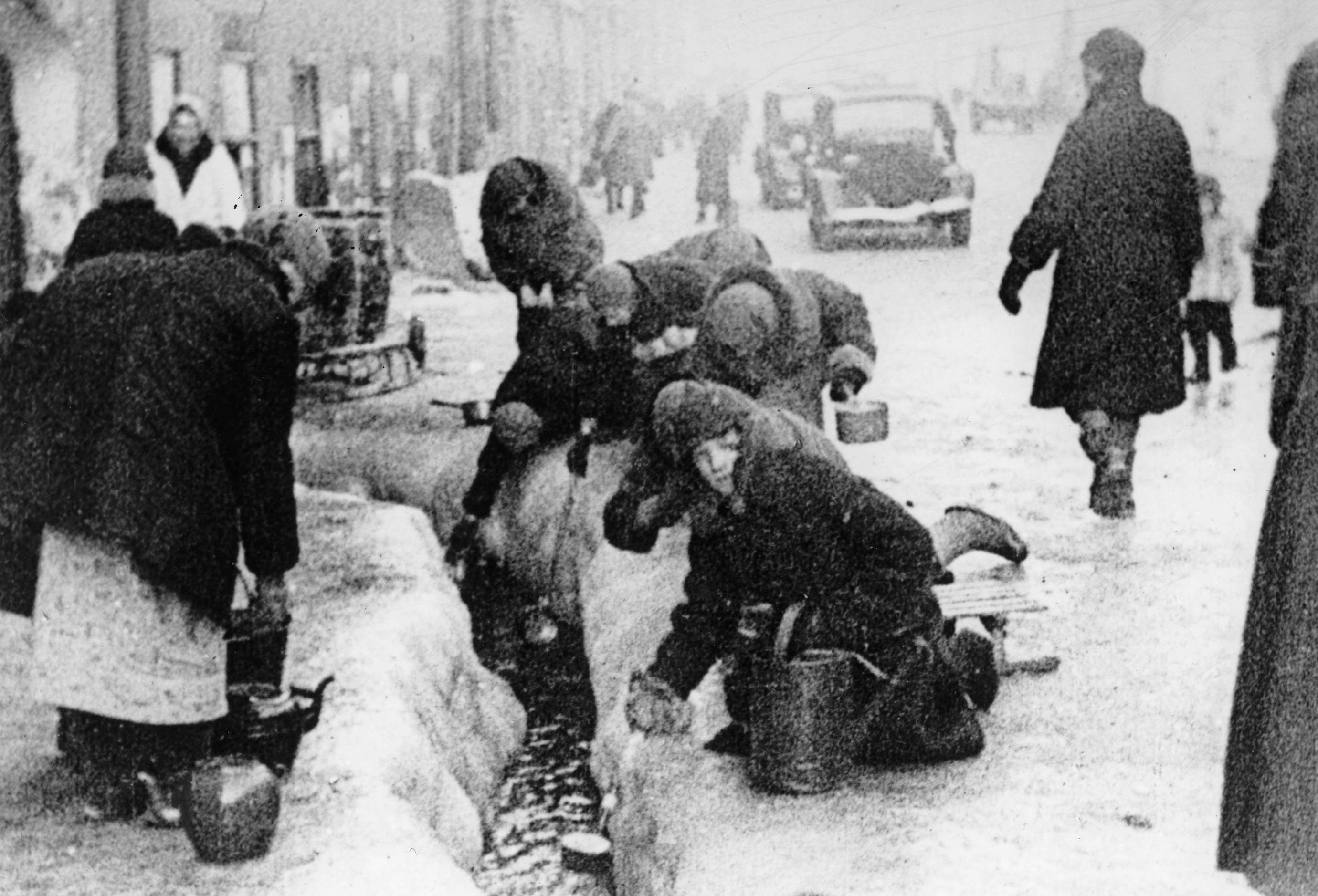 Блокада Ленинграда зима 1941-1942
