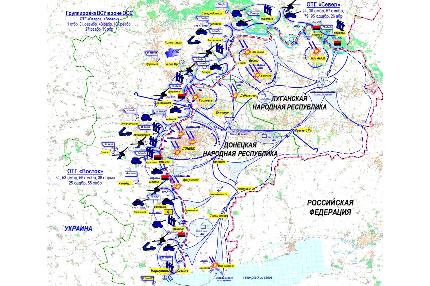 Украина война схема