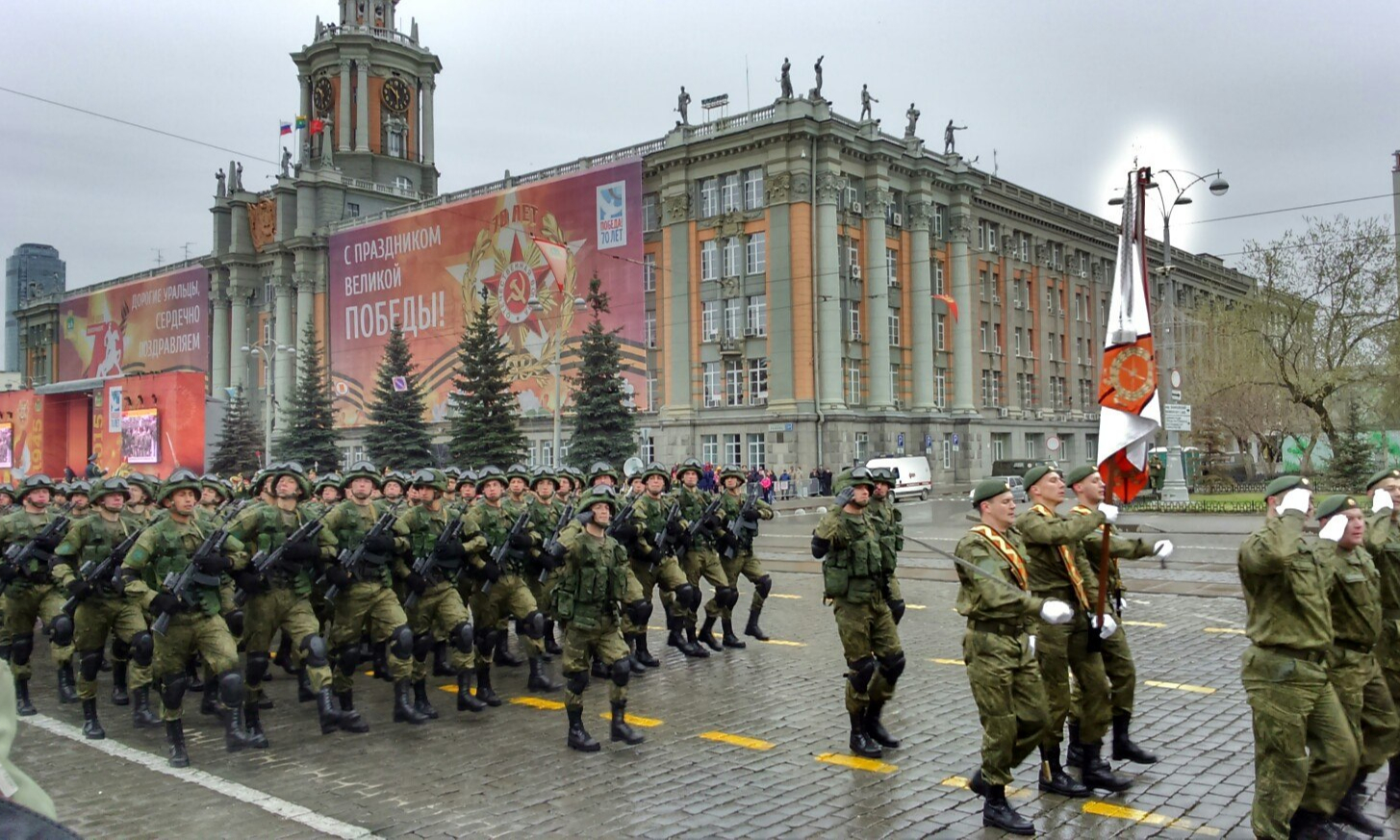 В Екатеринбурге перекроют дороги из-за подготовки к параду Победы. Карта