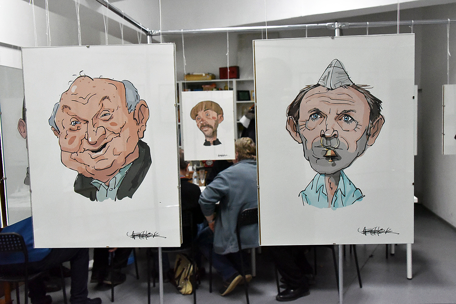 В ИКЦ можно увидеть персональную выставку шаржиста Андрея Чеснокова