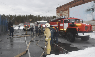 В колонии КП-66 прошли пожарно-тактические учения