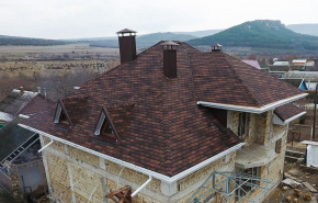 Мягкая кровля: внешний вид, характеристики