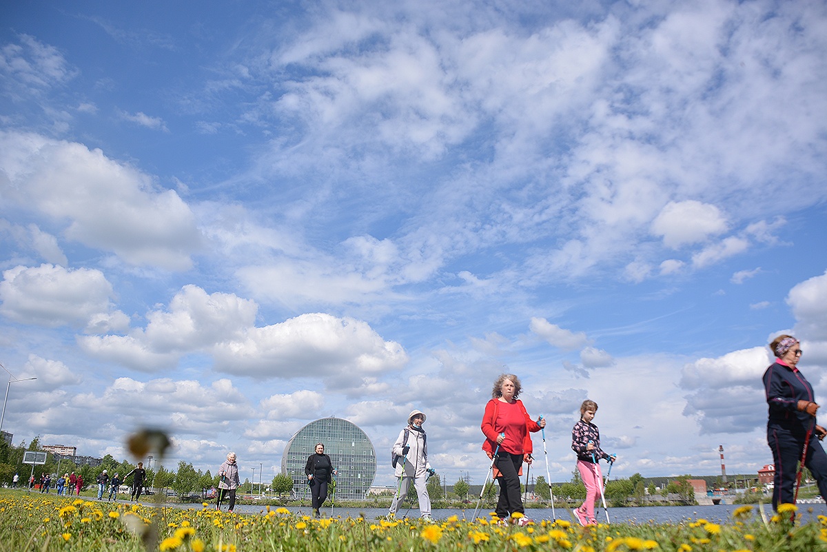 Клуб «Скандинавской ходьбы» официально открыт