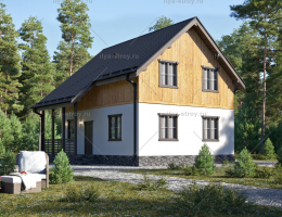 Популярные размеры сип домов: 8х8, 5x5,6x6