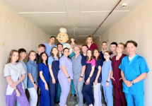 В городской больнице работает студенческий медицинский отряд «Эндорфин»