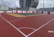 В Первоуральске заработала многофункциональная спортплощадка