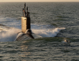 Самая большая в мире АПЛ «Дмитрий Донской» вернулась в базу Северного флота