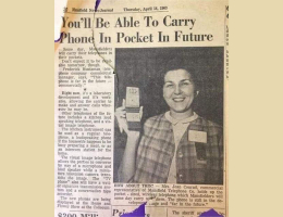 В газете 1960-х годов обнаружили первое упоминание смартфонов