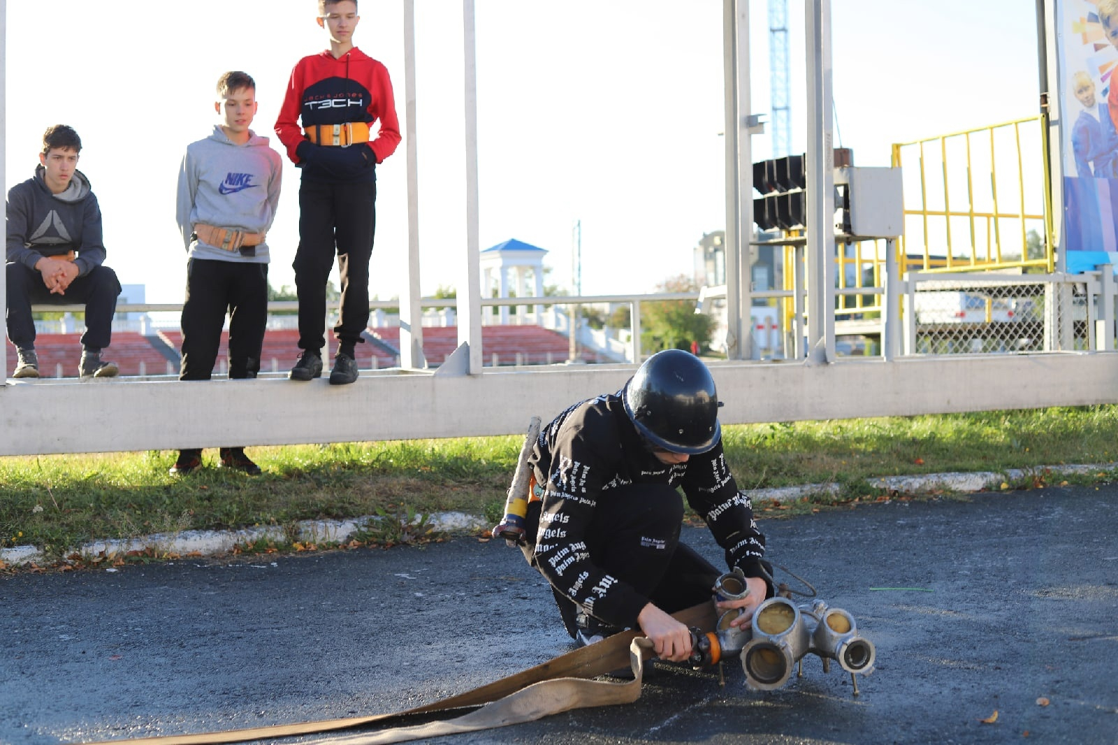 В городе состоялся региональный этап «Юный пожарный»
