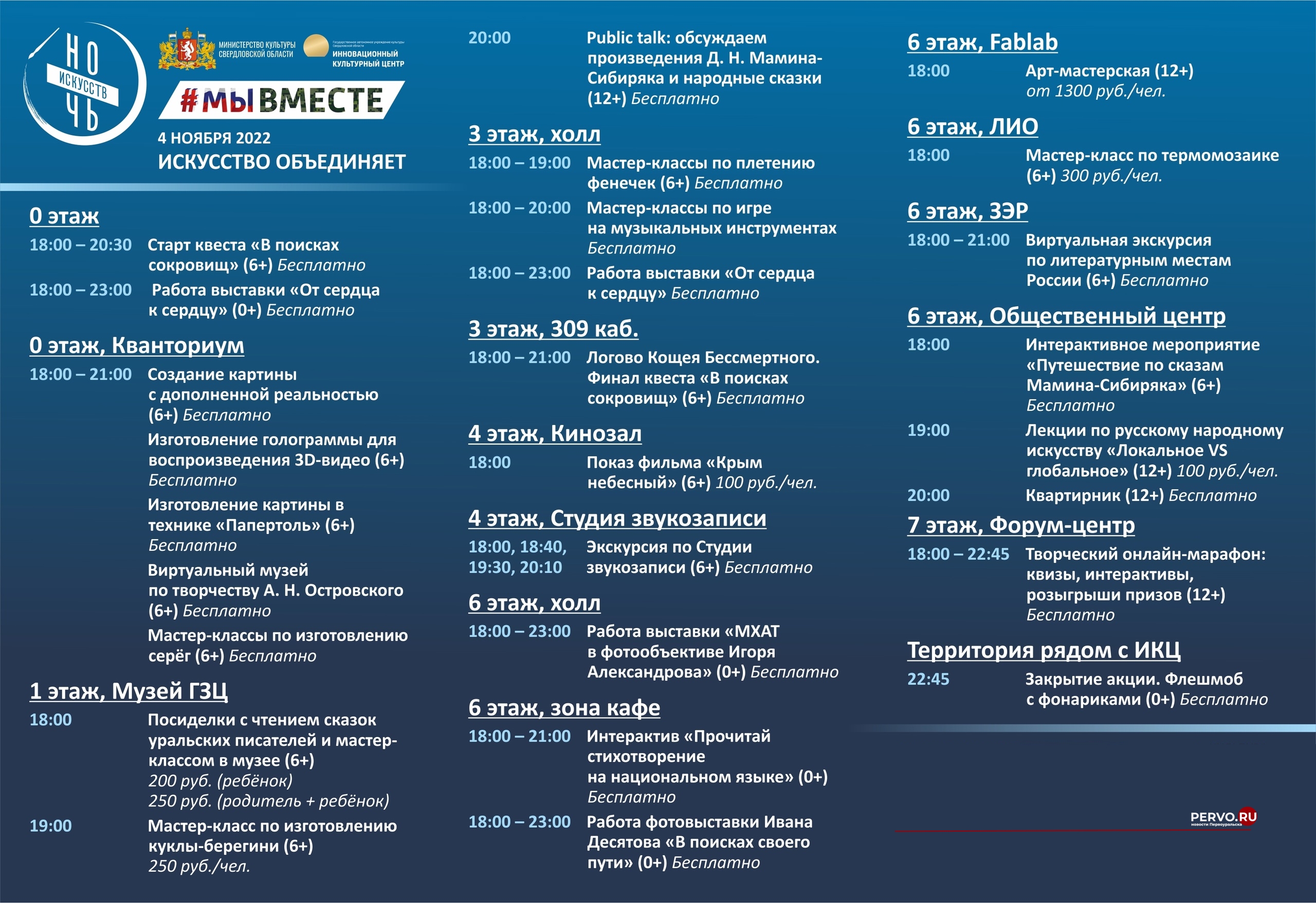 Завтра стартует «Ночь искусств – 2022». Программа праздника