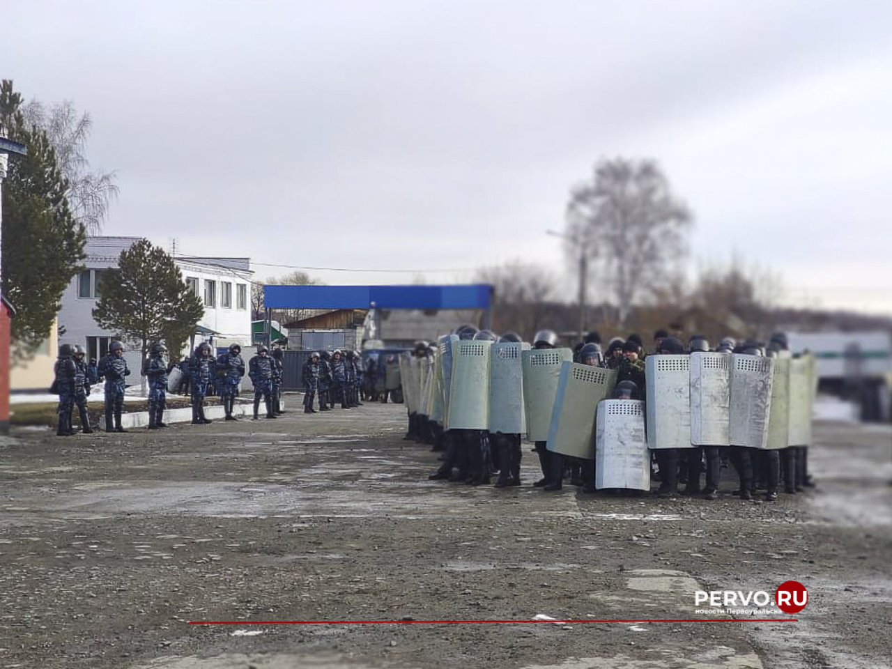 В ГУФСИН прошли учения по предотвращению массовых беспорядков