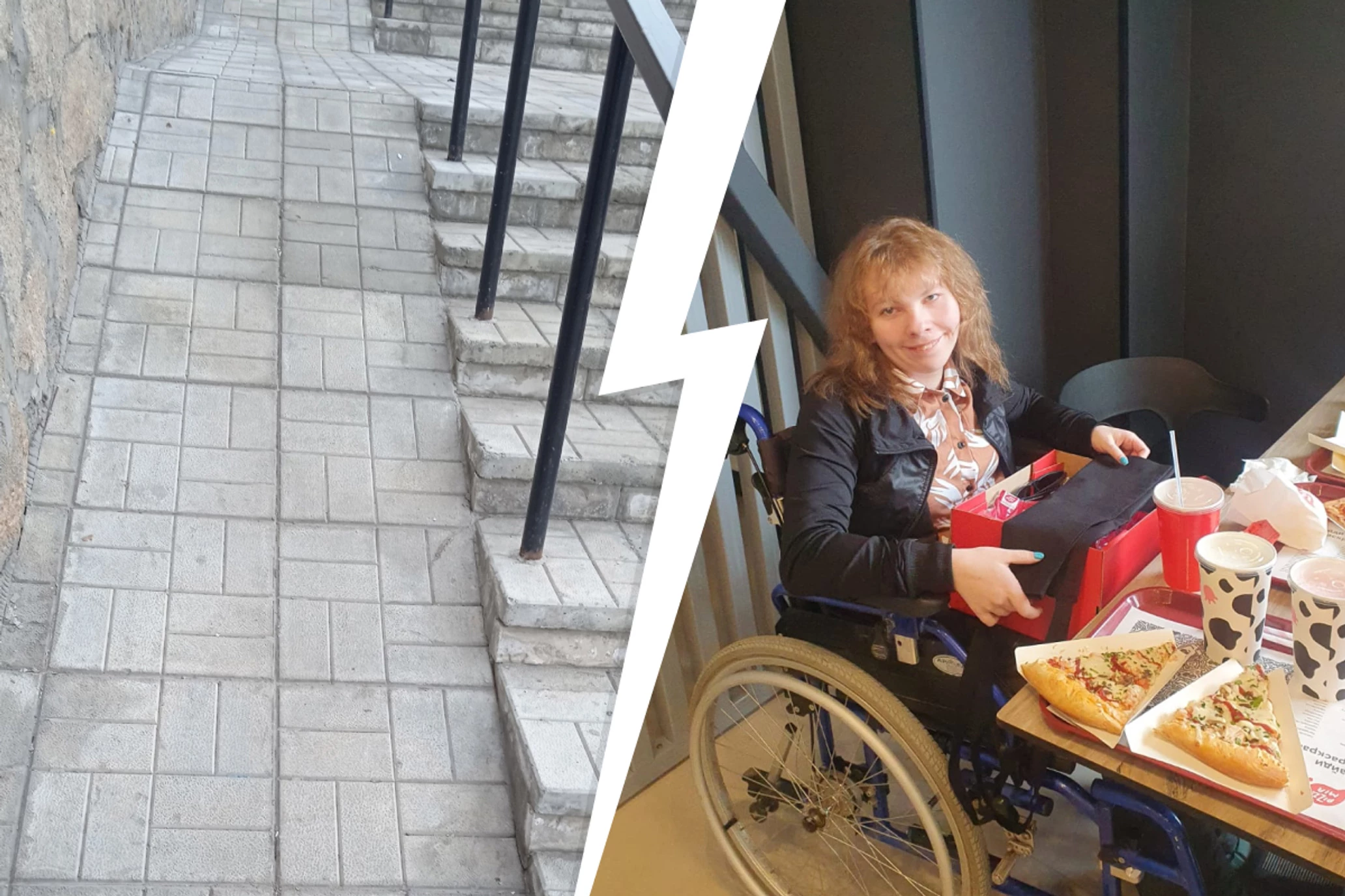 Пиццерия устроили вечеринку для девушки-инвалида, которая не смогла попасть туда в свой день рождения