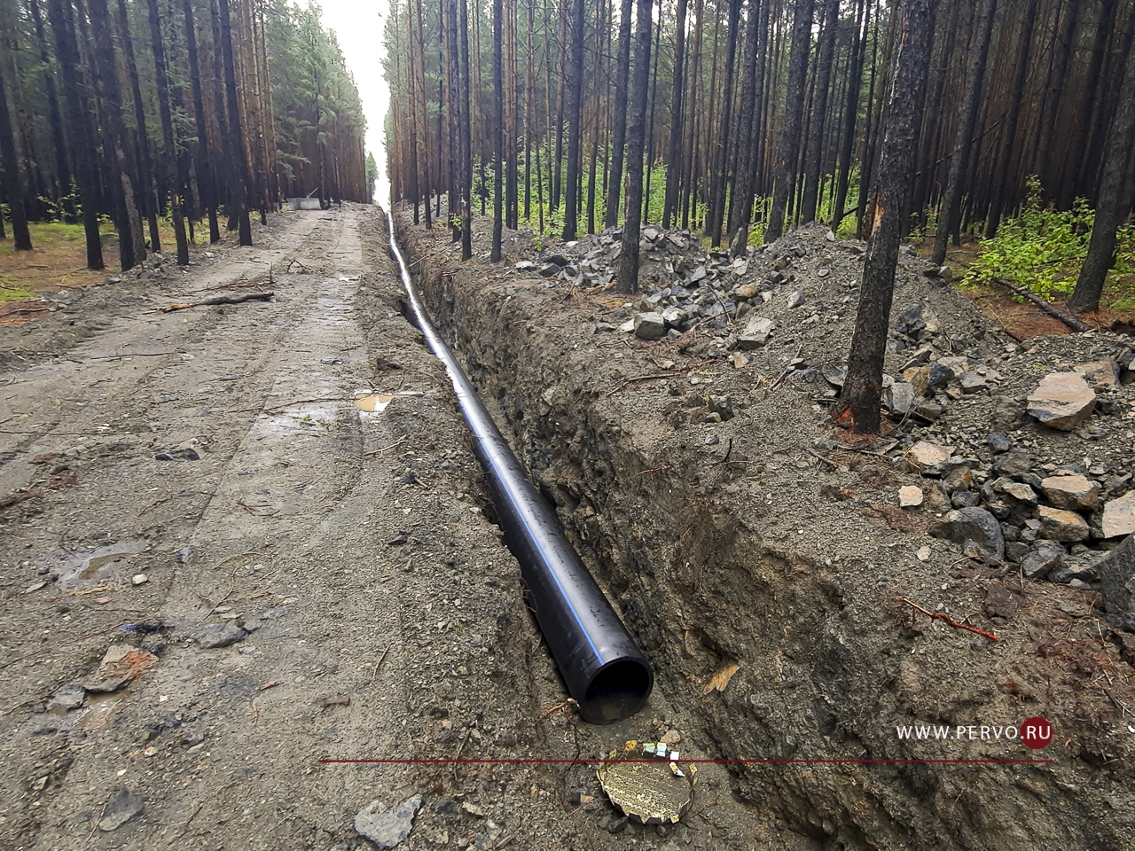 В посёлке Билимбай стартовали работы по прокладке водопровода