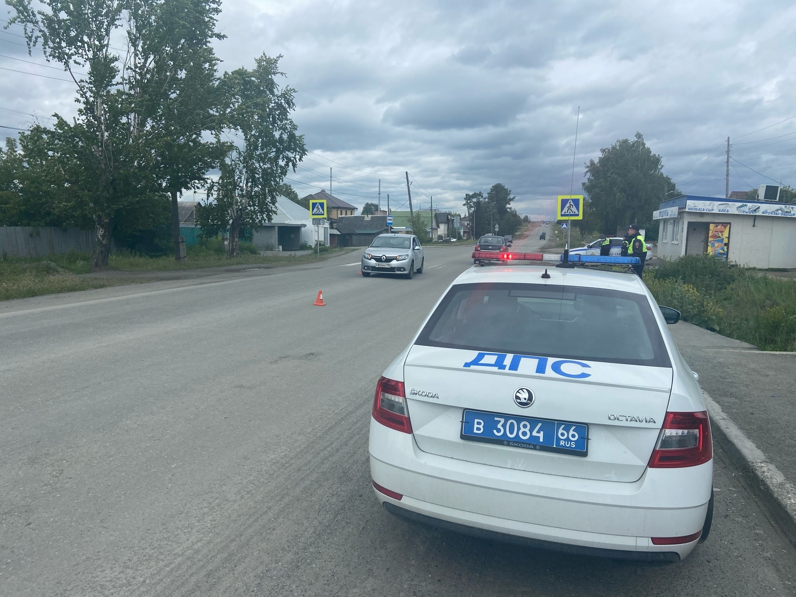 На пешеходном переходе сбили несовершеннолетнего пешехода