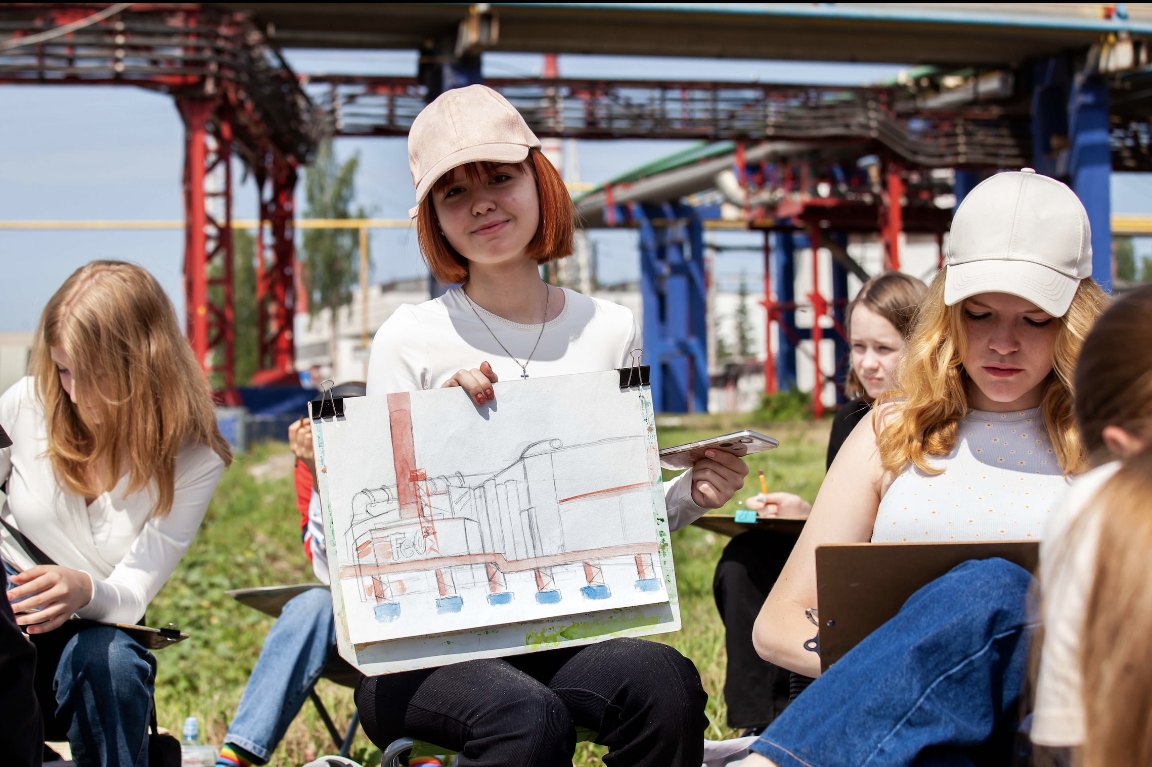 ПНТЗ организовал творческую лабораторию для художников-подростков из Первоуральска