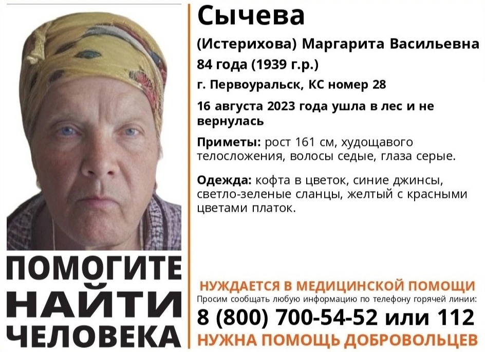 За сутки в области пропали три пенсионерки. Одна из Первоуральска