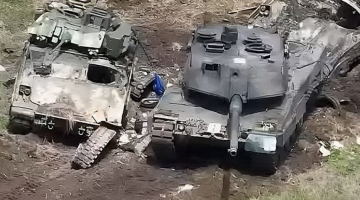 Российские военные уничтожили два танка Leopard на запорожском направлении