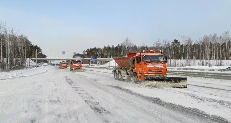 На федеральной трассе продлили ограничения из-за снегопада