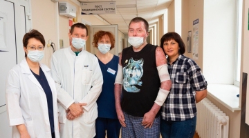 Российские врачи спасли мужчину с ожогом 90% тела