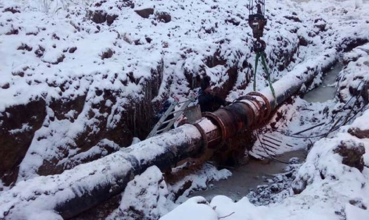 Определён участок водовода, на котором образовался порыв, ищем место порыва