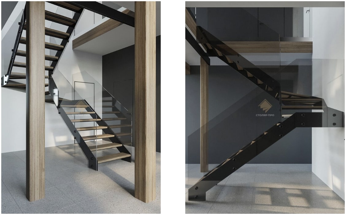 Изготовление индивидуальных лестниц на второй этаж для домов в Москве