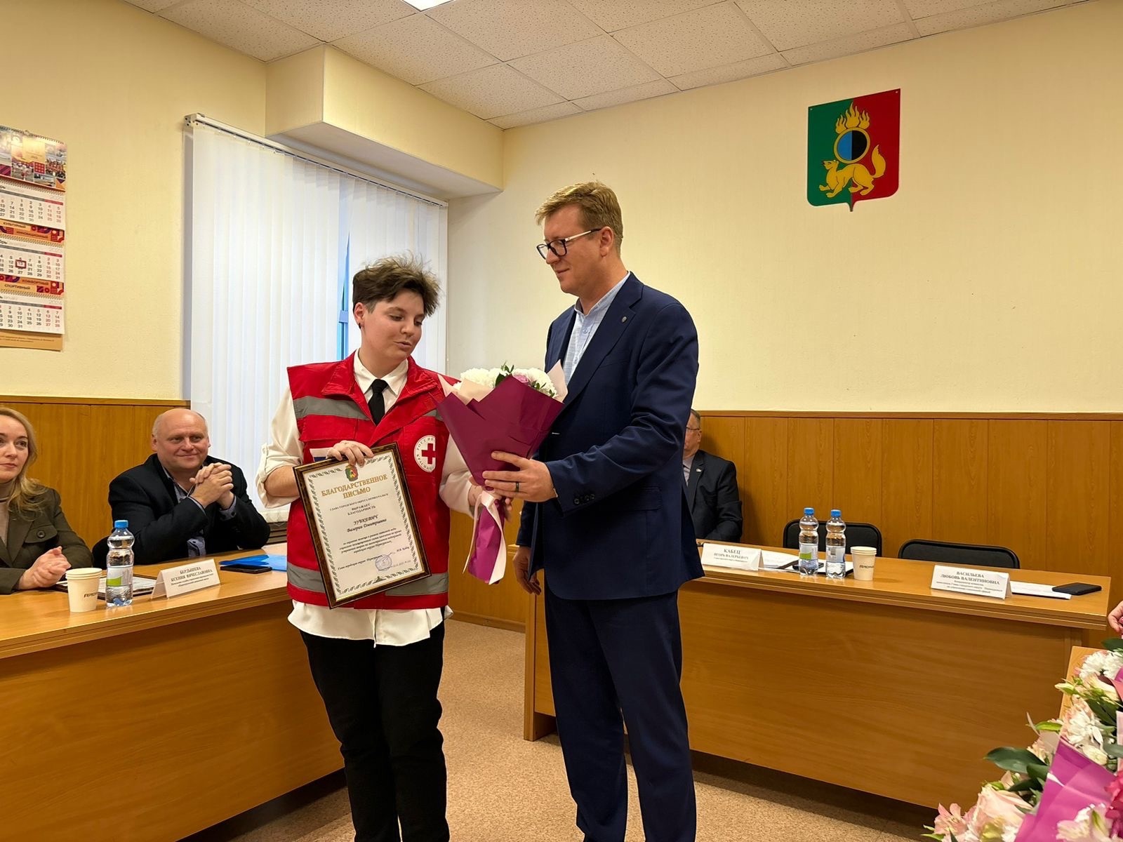 Глава города поблагодарил волонтеров, оказавших помощь в адресной доставке воды