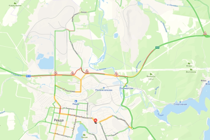На Пермском тракте около Ревда опять собирается мегапробка