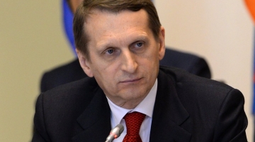 Глава СВР Нарышкин ответил на вопрос журналиста о дальнейшей судьбе Украины