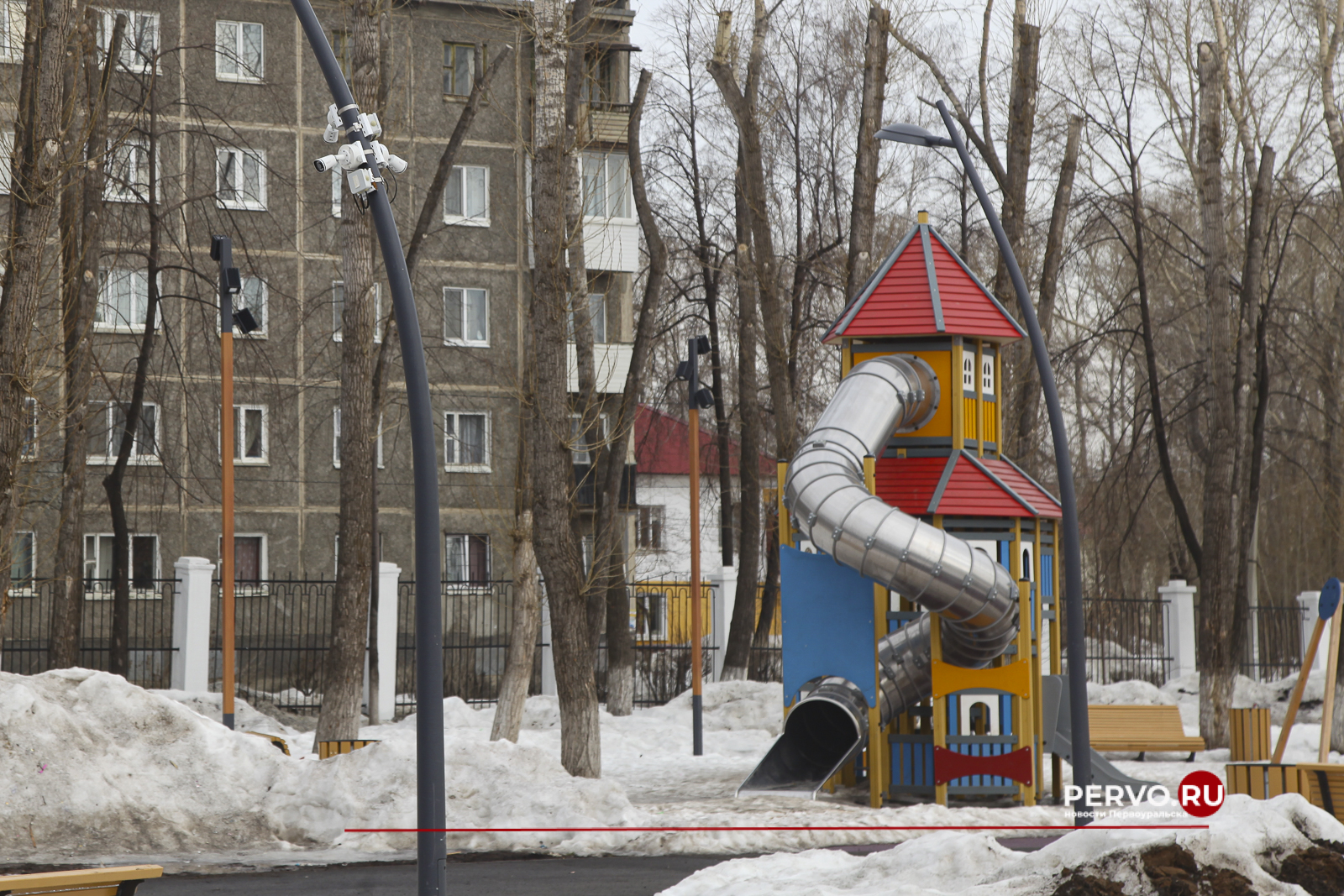 В парке на Хромпике запустили систему видеонаблюдения