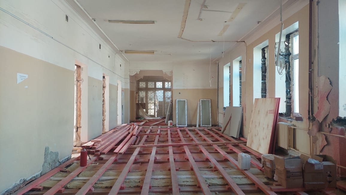 В городской больнице продолжаются капитальные ремонты