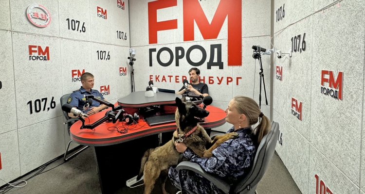 Служебная собака Молли стала звездой радиоэфира