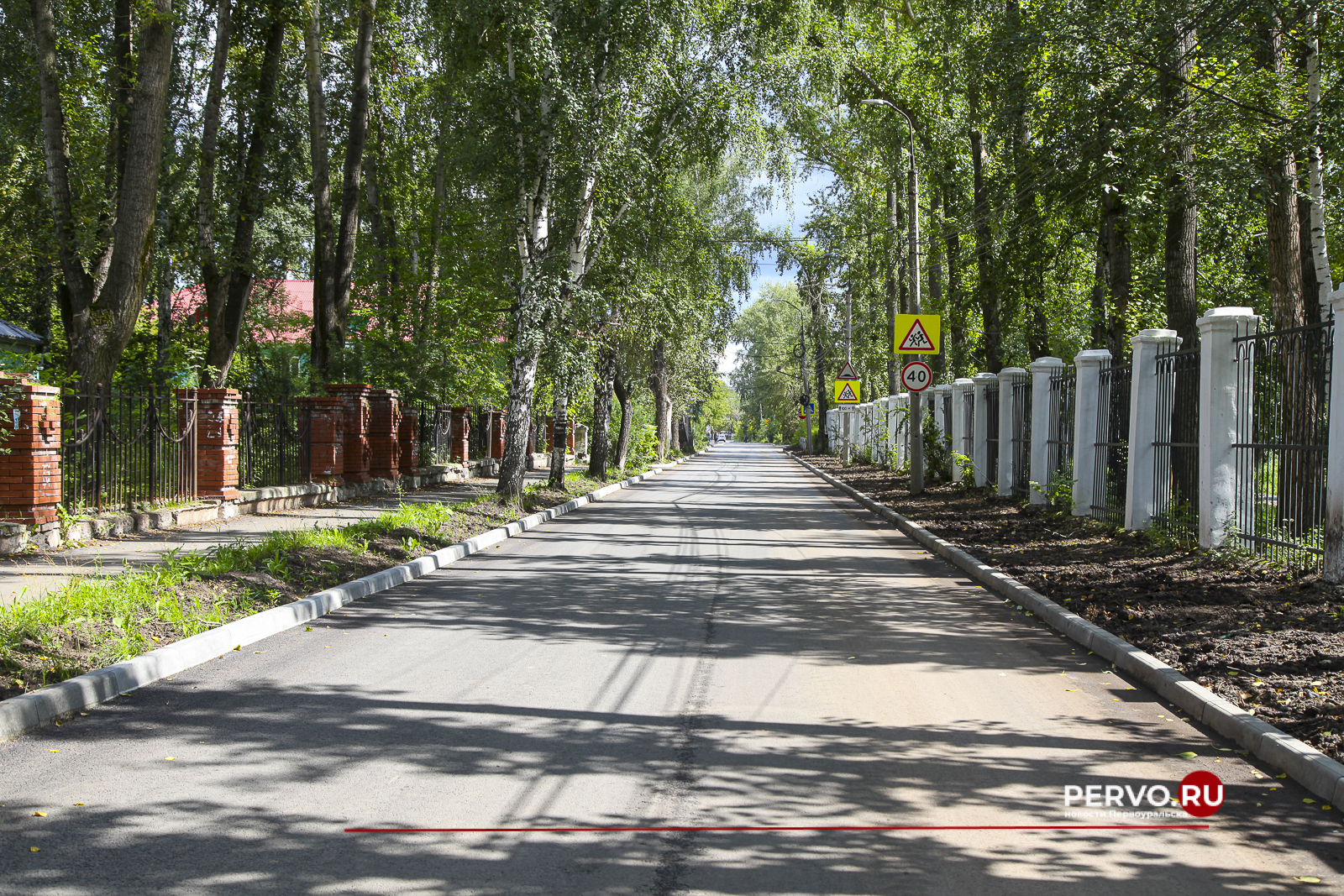 В микрорайоне Хромпик завершился ремонт дорожных объектов