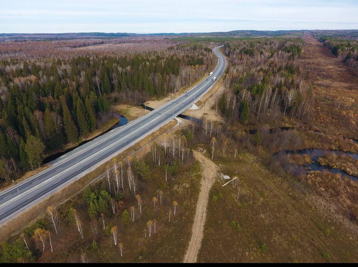 После капремонта введены в эксплуатацию два расширенных участка трассы Р-242