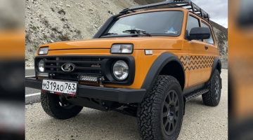 Новая Lada Niva Sport попала на фото во время горных испытаний