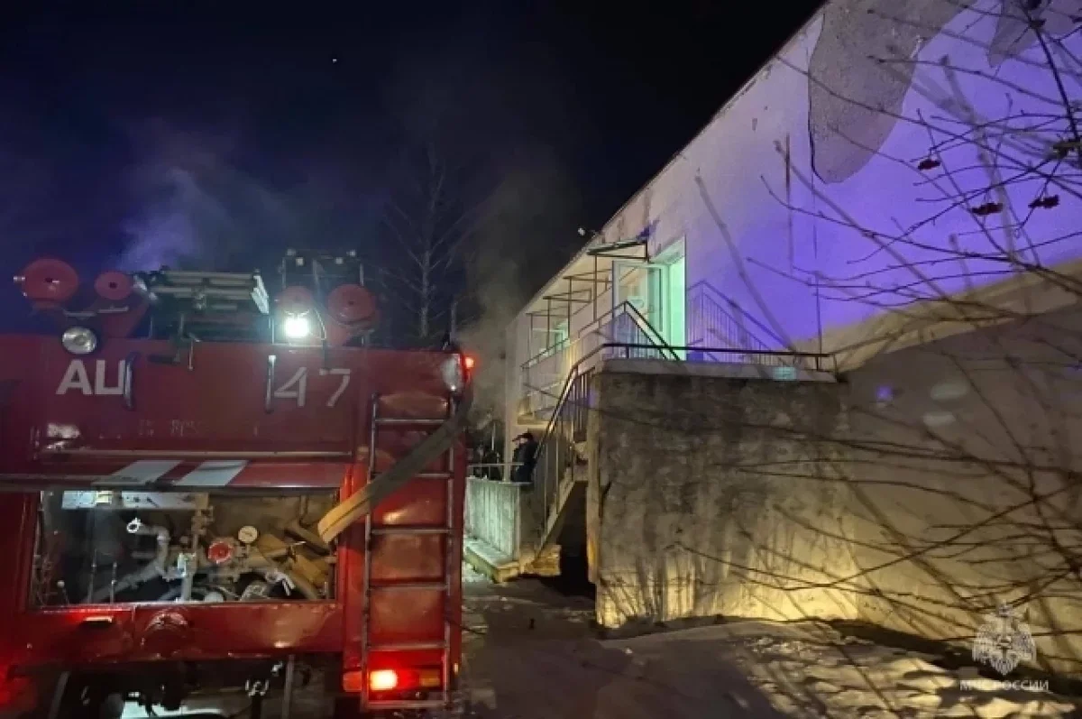 В Первоуральске загорелся психоневрологический интернат