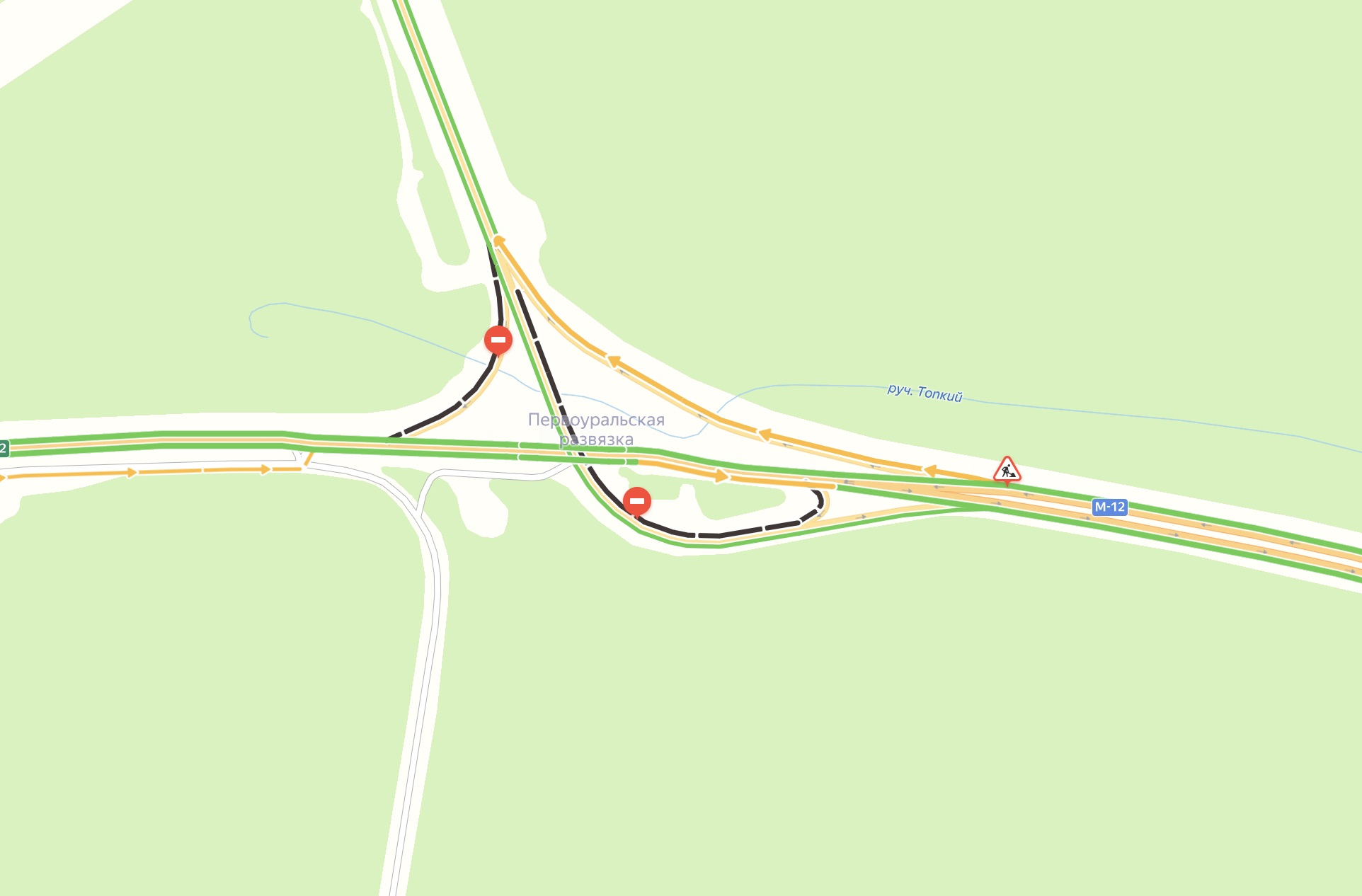 С федеральной трассы открыли движение на Первоуральск