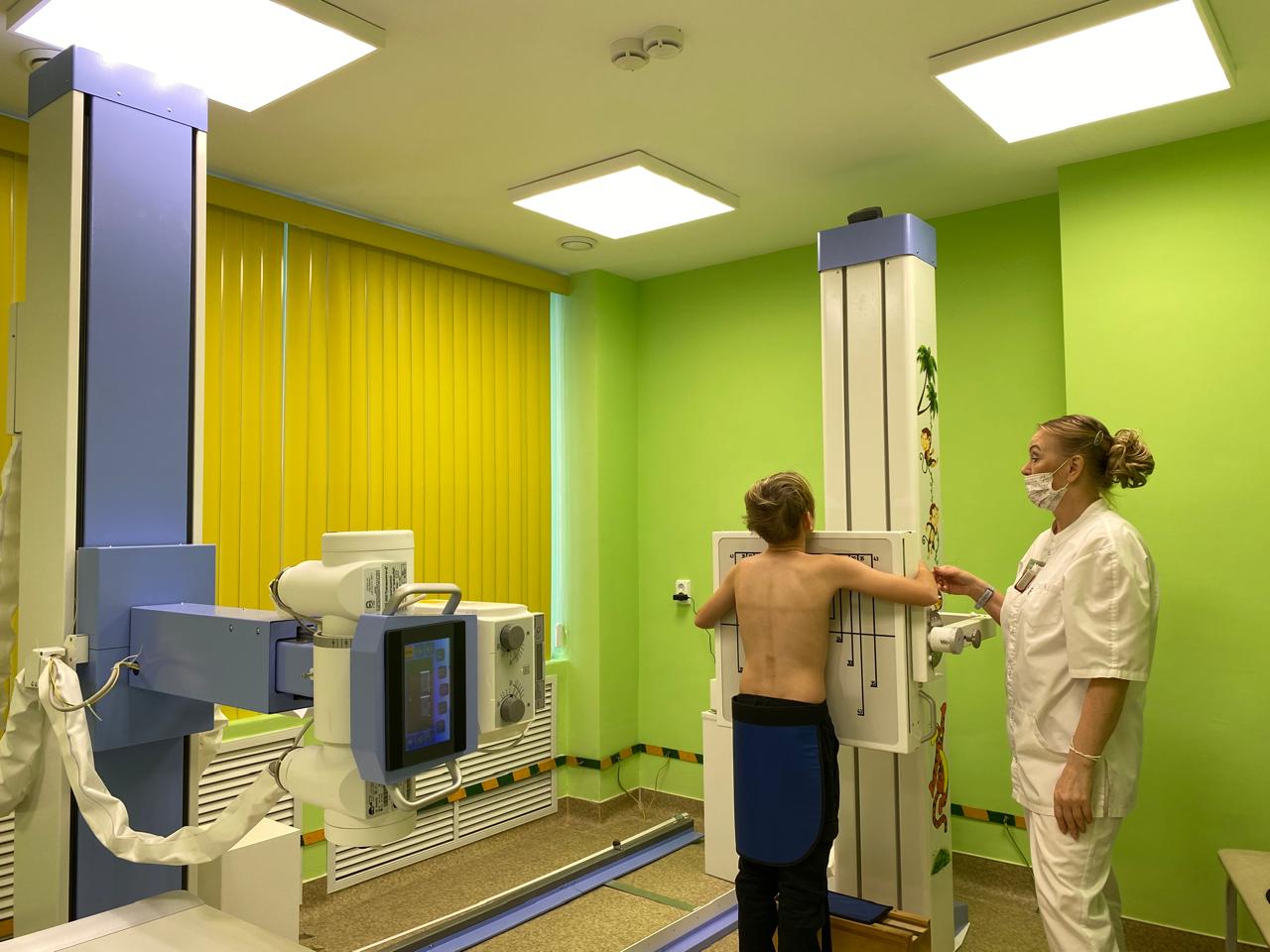 В детской больнице заработал новый цифровой рентгеновский комплекс