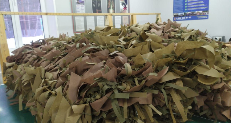 Осужденные исправцентра изготавливают масксети для СВО