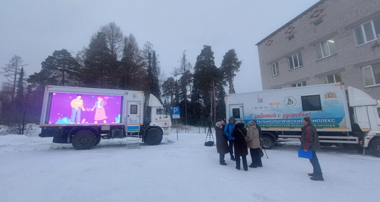 Автопоезд здоровья прибыл к жителям мкрн Динас и СТИ