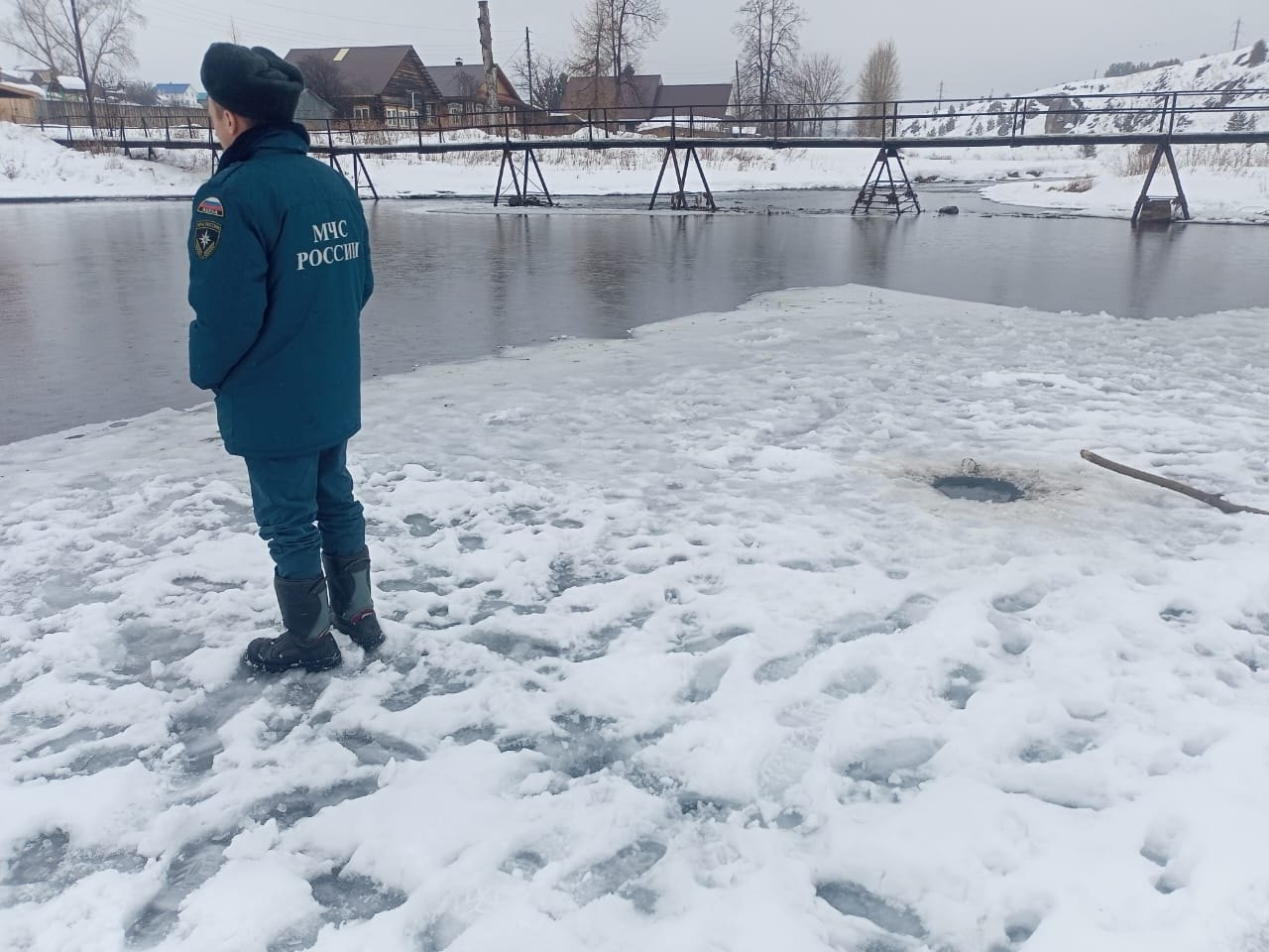 Профилактический рейд «Осторожно тонкий лёд»