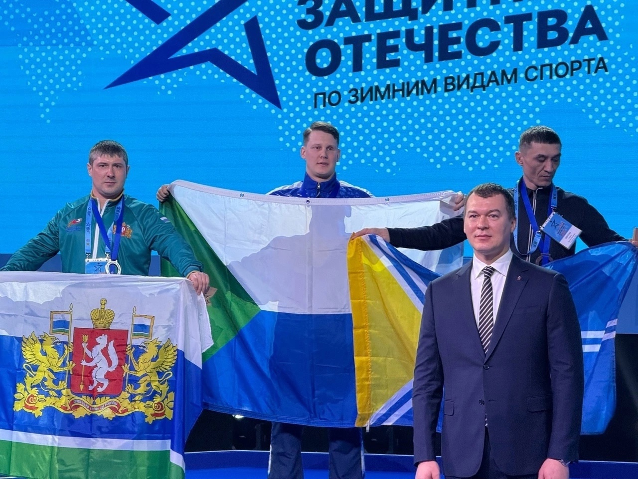 В соревнованиях «Кубок Защитников Отечества» Владимир Астафьев занял 2 место