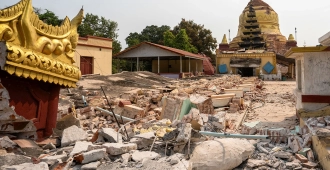 Новое мощное землетрясение произошло в Мьянме
