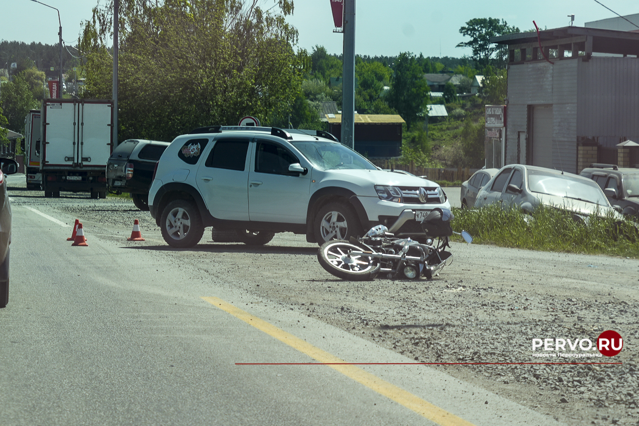 В Первоуральске сбила мотоциклиста