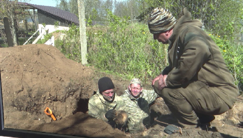 Могилу погибших от рук немецких захватчиков нашли поисковики