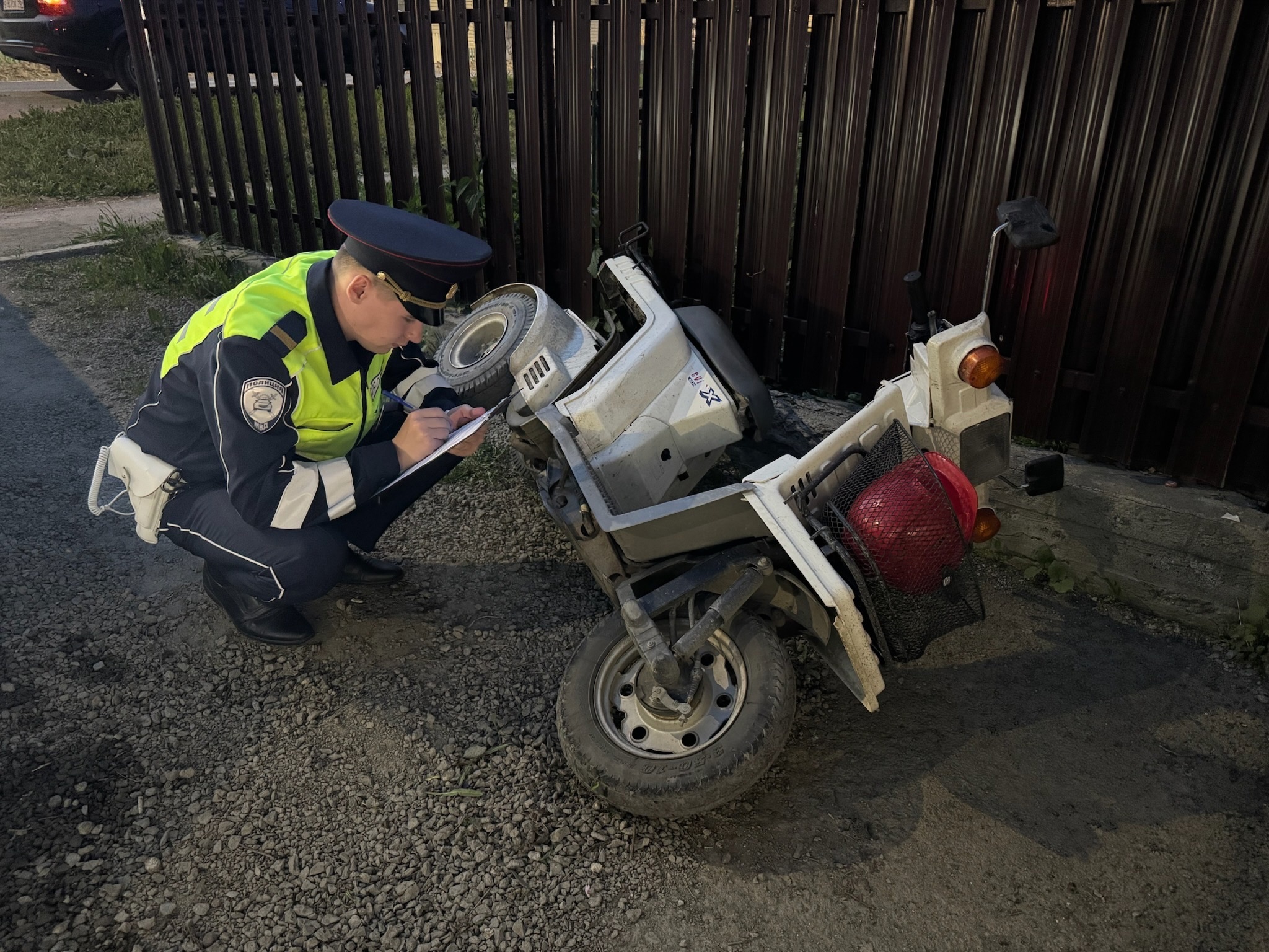 Управление мопедом в состоянии опьянения завершилось ДТП