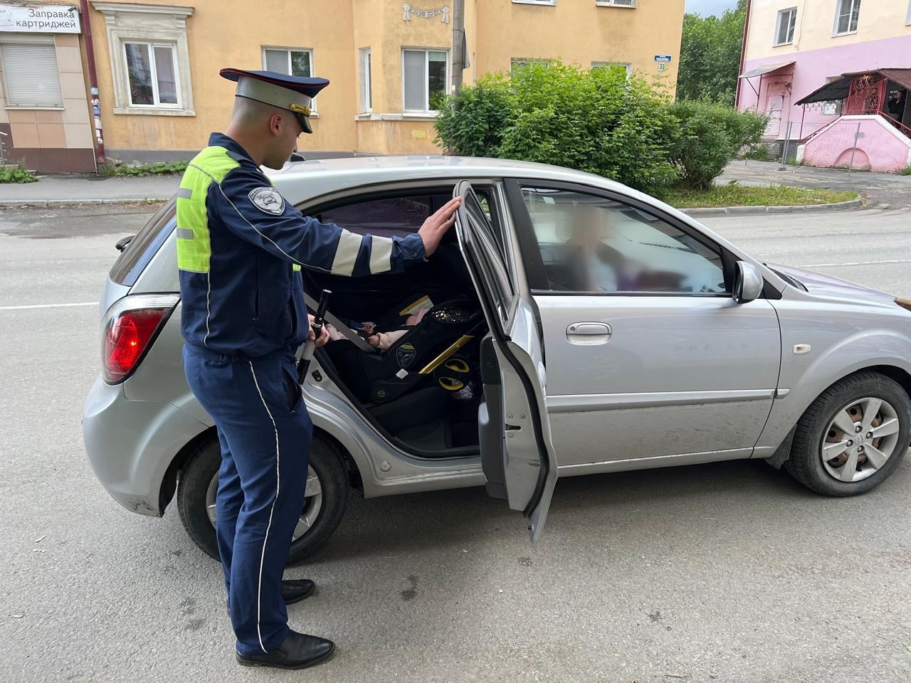 В ГИБДД провели рейдовое мероприятие по проверке правил перевозки детей