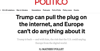 США имеют техническую возможность отключить Европу от интернета