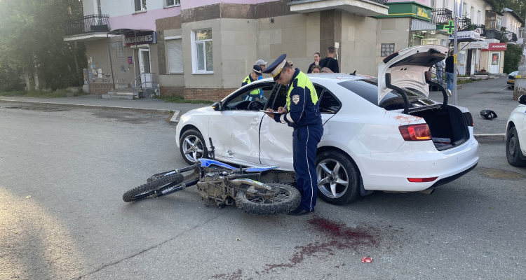 Пьяный питбайкер без прав спровоцировал ДТП